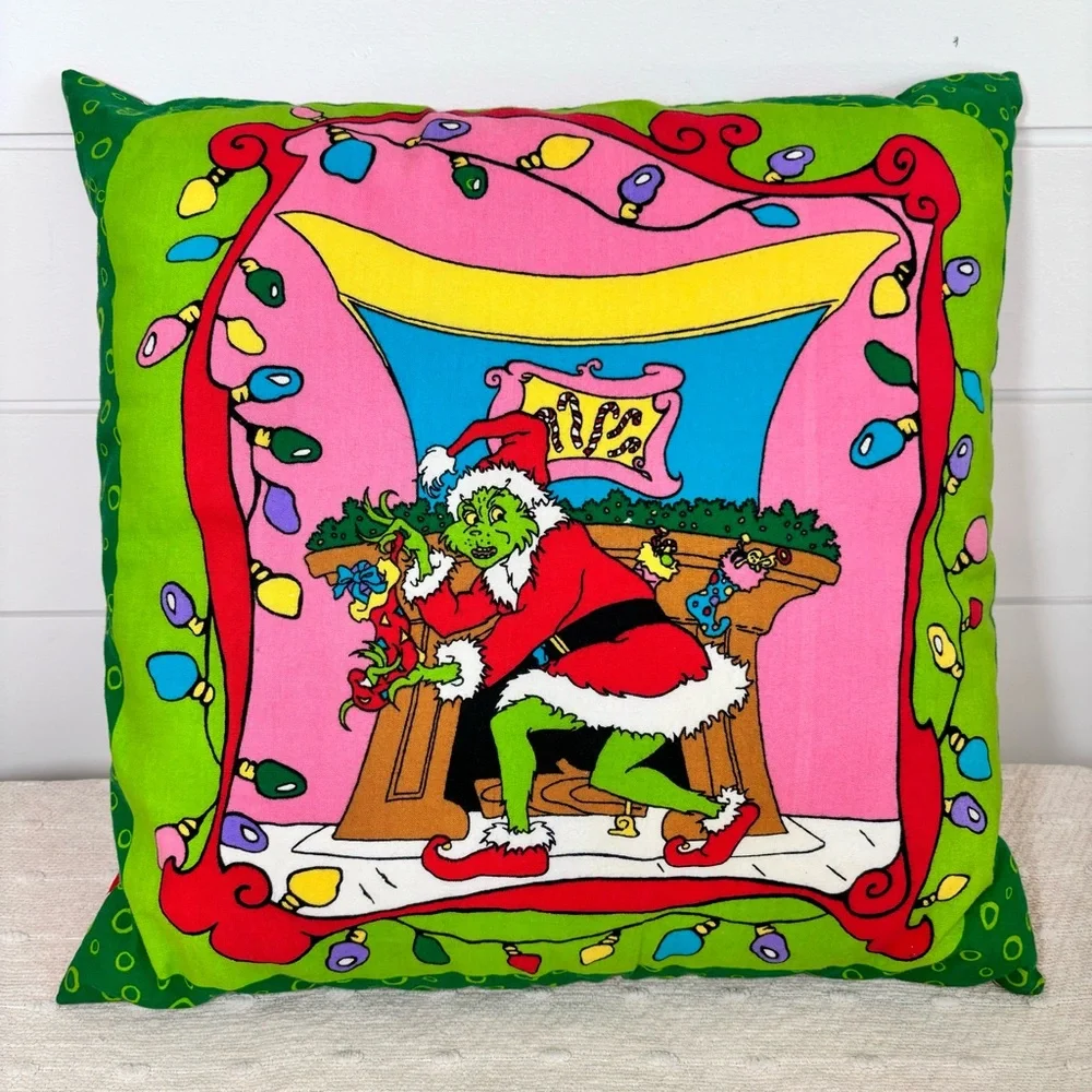 Grinch‎ Decor The Grinch Christmas Pillow Cushion